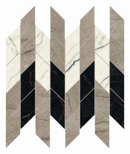 Мозаика Atlas Concorde 600110000973 Forte dei Marmi Waterfall Mosaic Lap 30