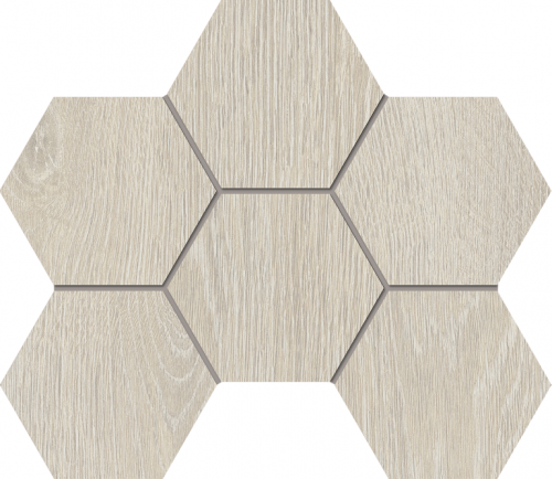 Estima Мозаика KW00 Kraft Wood Nordic Hexagon структурированный 25x28