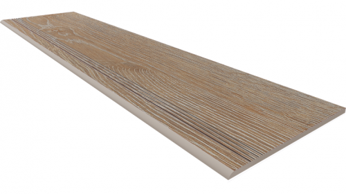 Estima Ступень KW01 Kraft Wood Rusty Beige структурированный с насечками 30x120
