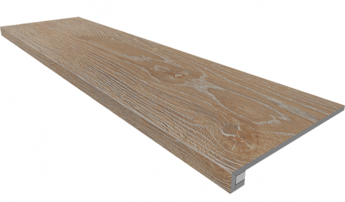 Estima Комплект KW01 Kraft Wood Rusty Beige (Ступень 33x120 структурированный прямоугольный бортик без насечек + Подступенок 14