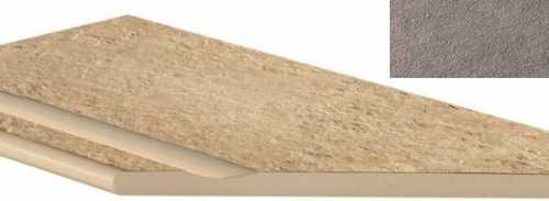 Керамогранит Atlas Concorde 620090000316 Cliff Grigio Bordo Piscina Angolo Dx 30x60