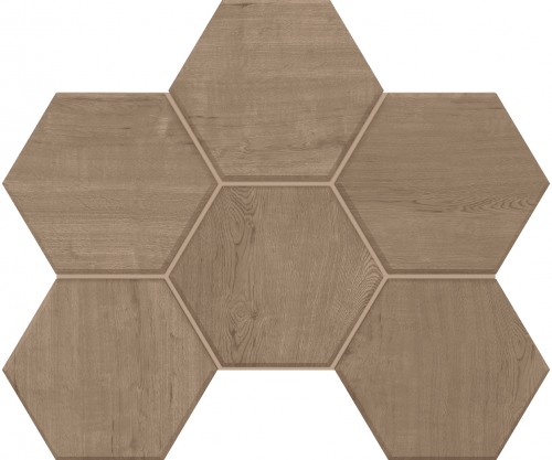 Estima Мозаика CW03 Classic Wood Hexagon неполированная 25x28.5