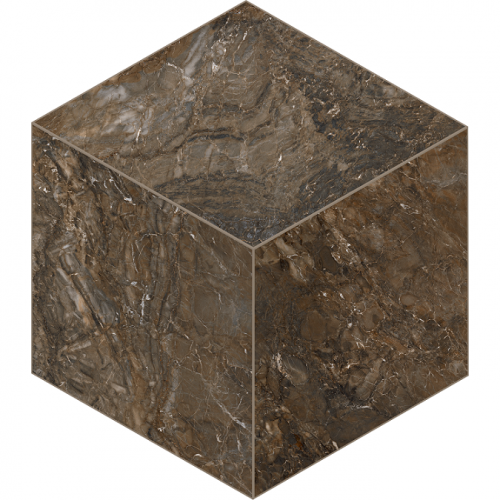 Estima BR04 Bernini Cube Dark Brown Мозаика неполированная 29x25