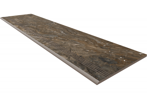 Estima BR04 Bernini Dark Brown Ступень неполированная 30x120