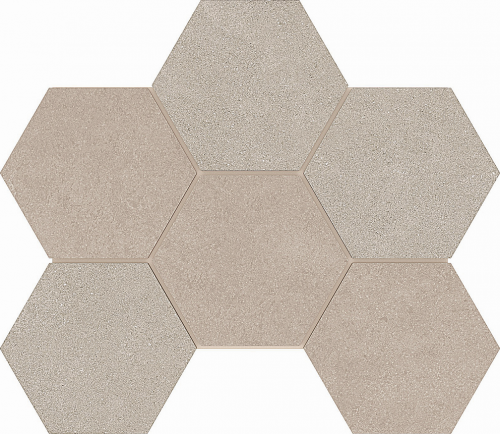 Estima Мозаика LN01/TE01 Luna Hexagon неполированная 25x28.5