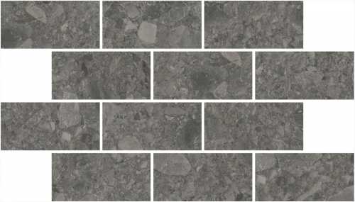 Kerama Marazzi DD606220/MM Декор Чеппо ди Гре мозаичный антрацит матовый обрезной 34