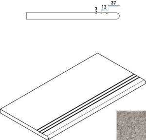 Ступень Italon 620040000157 Grey Gradino Round Grip Sx 30x60