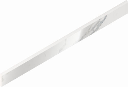 Плинтус Italon 610130007472 Stellaris Statuario White Battiscopa Lux 7.2x80