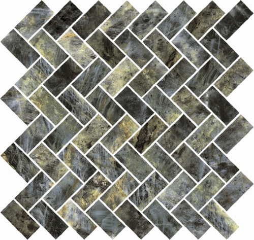 Мозаика Italon 620110000219 Stellaris Madagascar Dark Mosaico Cross Nat 31.5x29.7