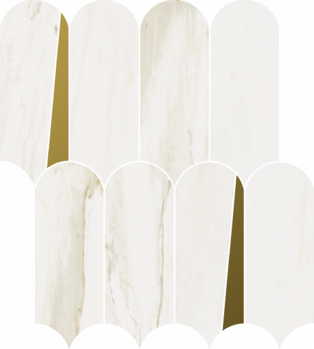 Мозаика Italon 620110000231 Stellaris Carrara Ivory Mosaico Elegant Lux 32.5x36.1