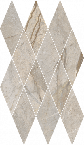 Мозаика Italon 620110000206 Stellaris Elegant Silver Mosaico Diamond Lux 28x48