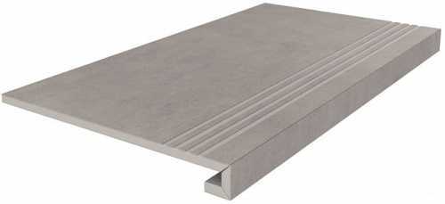Ступень Kerama Marazzi SG622102R/GCF Астрони серый светлый клееная 33*60