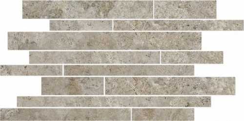Бордюр Kerama Marazzi SG188/003 Ровиго серый темный мозаичный 50.2x25