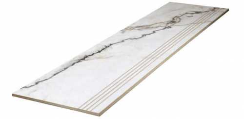 Ступень Keratile Carbis Gold с насечками 30x120