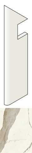 Подступенник Atlas Concorde Italy AGG2 Marvel Calacatta Sublime Battiscopa Sag. Sx Lappato 7.2x30