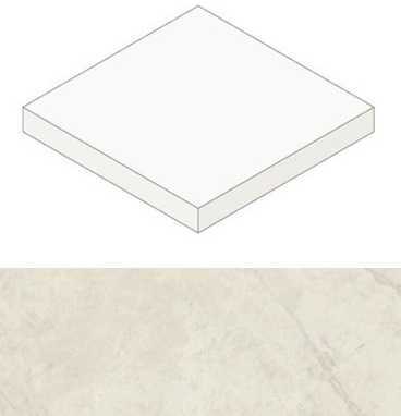 Ступень Atlas Concorde Italy AGJF Marvel Calacatta Perla Scalino Angolare 33 Silk 33x33
