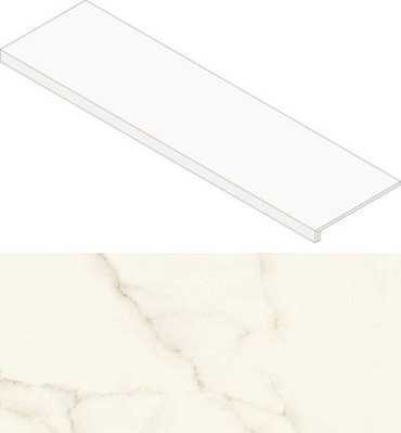 Ступень Atlas Concorde Italy AGH7 Marvel Calacatta Apuano Scalino 120 Matt 33x120