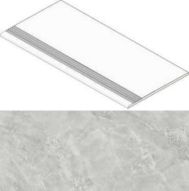 Ступень Atlas Concorde Italy AGHP Marvel Grey Cloud Gradino 120 Matt 30x120
