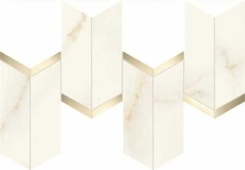 Мозаика Atlas Concorde Italy AF8W Marvel Calacatta Apuano Mosaico Chevron Lappato 19