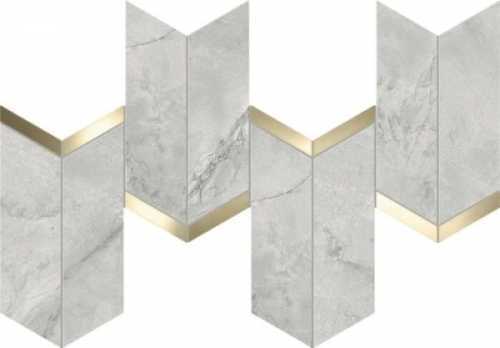 Мозаика Atlas Concorde Italy AF8Z Marvel Grey Cloud Mosaico Chevron Lappato 19
