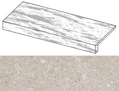 Ступень Atlas Concorde Italy AAQ6 Kone Silver Elemento L Grip 15x60