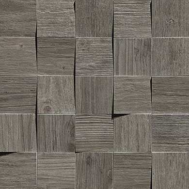 Декор Atlas Concorde Italy AMV4 Axi Grey Timber Mosaico 3D 35x35