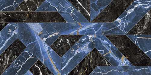 Декор Naxos 118716 OUTLINE BLUE LEVIGATO+RETTIFICATO 60x120