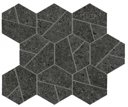 Мозаика Atlas Concorde Italy A7C2 Boost Stone Tarmac Mosaico Hex 25x28