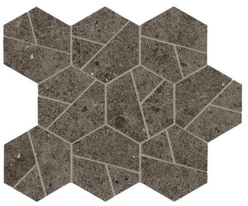 Мозаика Atlas Concorde Italy A7C1 Boost Stone Tobacco Mosaico Hex 25x28