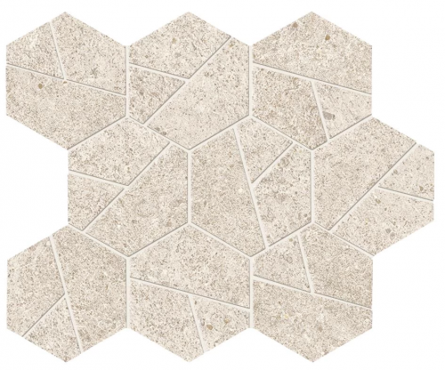 Мозаика Atlas Concorde Italy A67I Boost Stone White Mosaico Hex 25x28