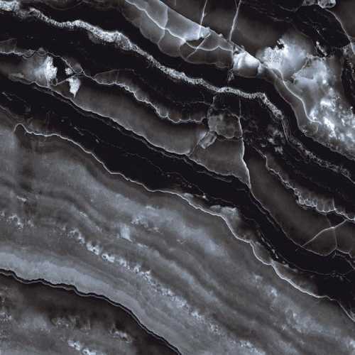 Керамогранит PrimaVera GR108 Black Modulo High glossy 600х600х9
