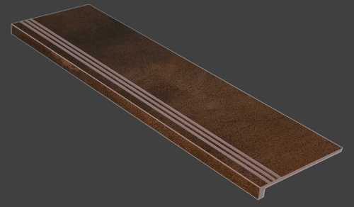Idalgo Stage Lux Granite Stone OXIDO Brown / Ступень Lux Гранит Стоун ОКСИДО Коричневый LLR 1200x320