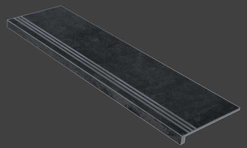 Idalgo Stage Lux Granite Stone OXIDO Black / Ступень Lux Гранит Стоун ОКСИДО Черный LLR 1200x320