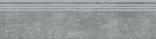 Ступень Idalgo Granite Stone CEMENT Grey Dark / Гранит Стоун ЦЕМЕНТ Темно-серый SR 120x30