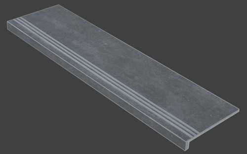 Idalgo Stage Lux Granite Stone CEMENT Grey Dark / Ступень Lux Гранит Стоун ЦЕМЕНТ Темно-серый SR 1200x320