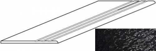 Idalgo Stage Granite Stone ULTRA Diamante Black / Ступень Гранит Стоун УЛЬТРА диаманте черный LR 120x30