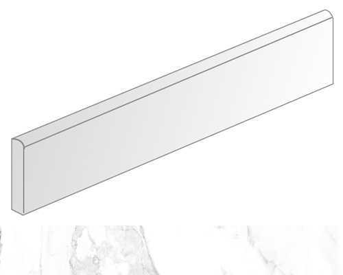 Плинтус VIVES Titan Rodapie Semele Blanco 9.4x60