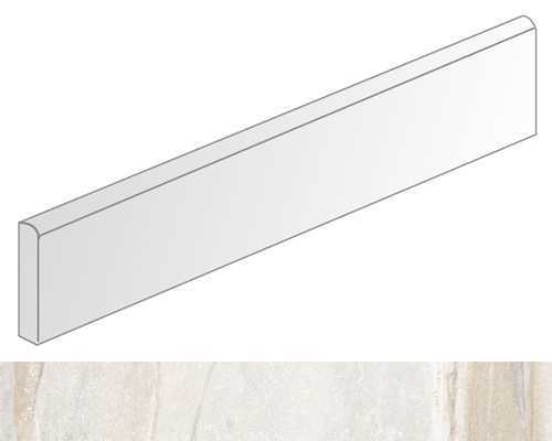 Плинтус VIVES Titan-R Rodapie Ariadna-R Natural 9.4x59.3