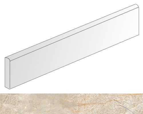 Плинтус VIVES Titan-R Rodapie Unsu-R Nuez 9.4x59.3