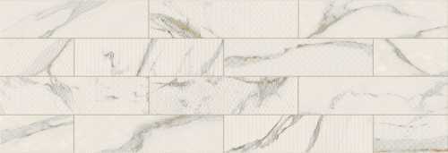 Керамогранит Marca Corona E350 Motif Calacata Gold Trama 7.5х30