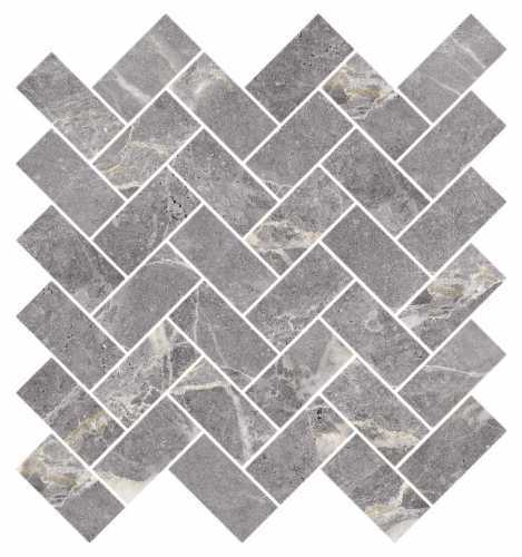 Мозаика Kerranova K-1006/LR/m06 Marble Trend Silver River 28.2x30.3