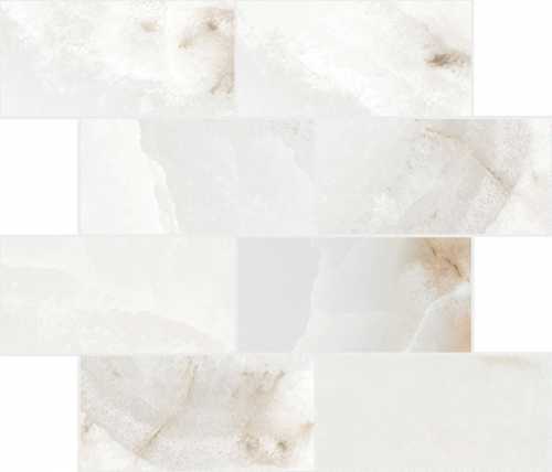 Мозаика Rex Ceramiche 770277 Reves De Rex Perle Muretto Sfalsato Mat 6mm 7.5x15 30x30