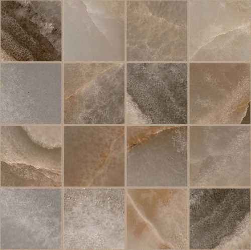 Мозаика Rex Ceramiche 770287 Reves De Rex Choco Mosaico Glossy 6mm 7.5x7.5 30x30