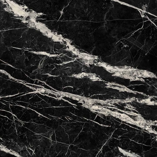 Керамогранит Urbatek 100302683 Xlight Premium Marquina Black Nature 6mm 120x120