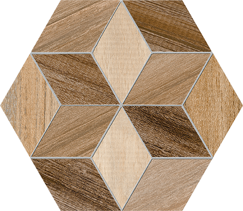 Декор VIVES Hexagono Freret Multicolor 23x26