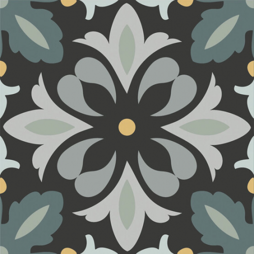 Керамогранит Ape A038627 Daisy NIGHT 15x15