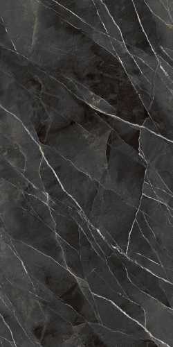 Керамогранит Laminam LAMF0M0209_IT Diamond Calacatta Black Bocciardato B.M. Face A 1620x3240x5.6