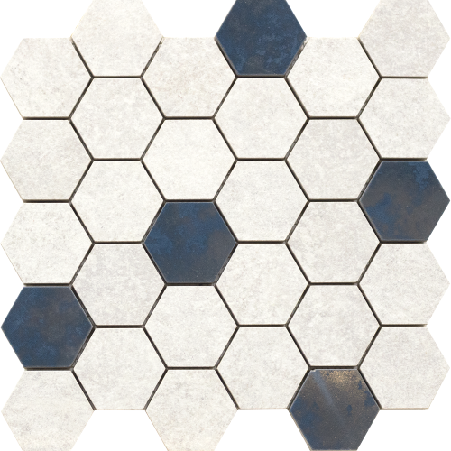 Декор Peronda 27959 D.GRUNGE WHITE HEXA/AS/28.3X29.4/C 28.3x29.4