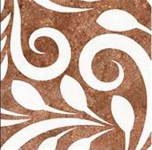 Декоративная вставка Ceracasa Taco Elba Terracotta 7x7