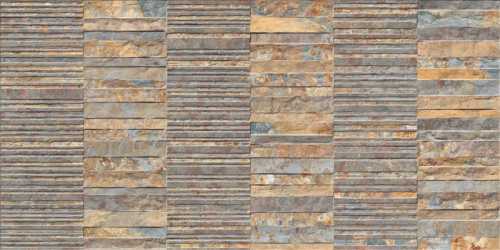 Керамогранит Ceracasa Slate Teselas Natural 49.1x98.2